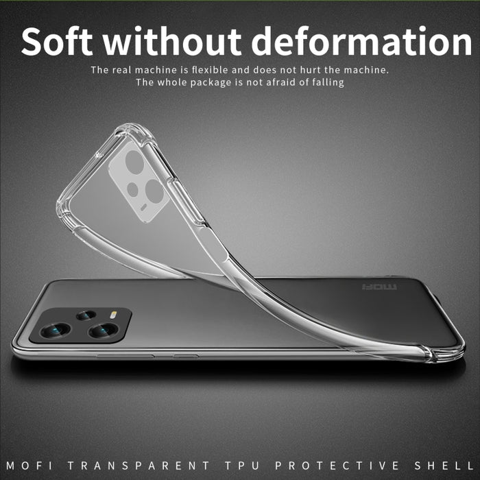 Funda de teléfono de TPU ultrafina de la serie Ming de MOFI, For XiaomiRedmi Note 12 Pro 5G China, For Xiaomi Redmi Note 12 Pro+ China, For Xiaomi Redmi A1+