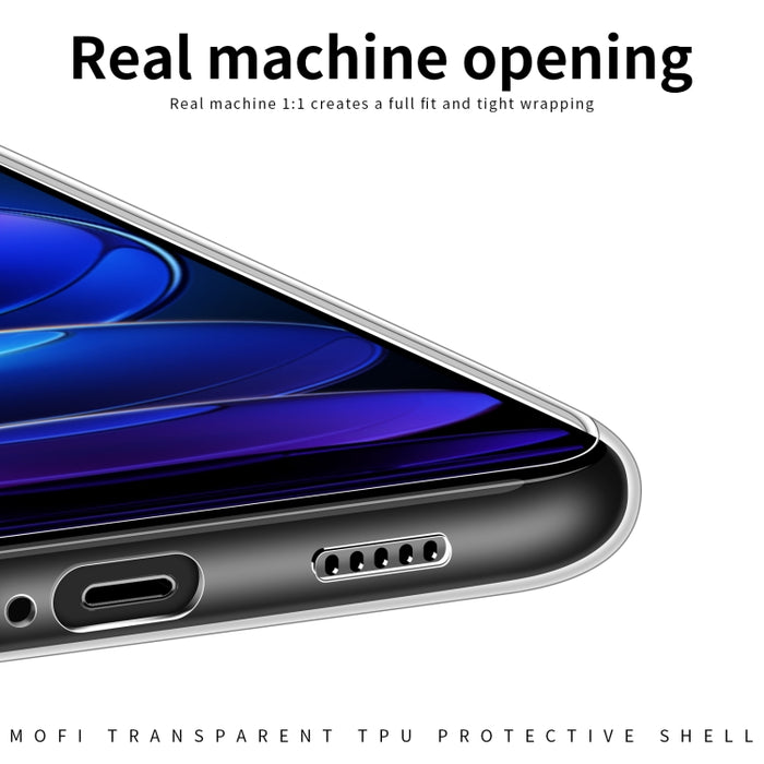 Funda de teléfono de TPU ultrafina de la serie Ming de MOFI, For XiaomiRedmi Note 12 Pro 5G China, For Xiaomi Redmi Note 12 Pro+ China, For Xiaomi Redmi A1+