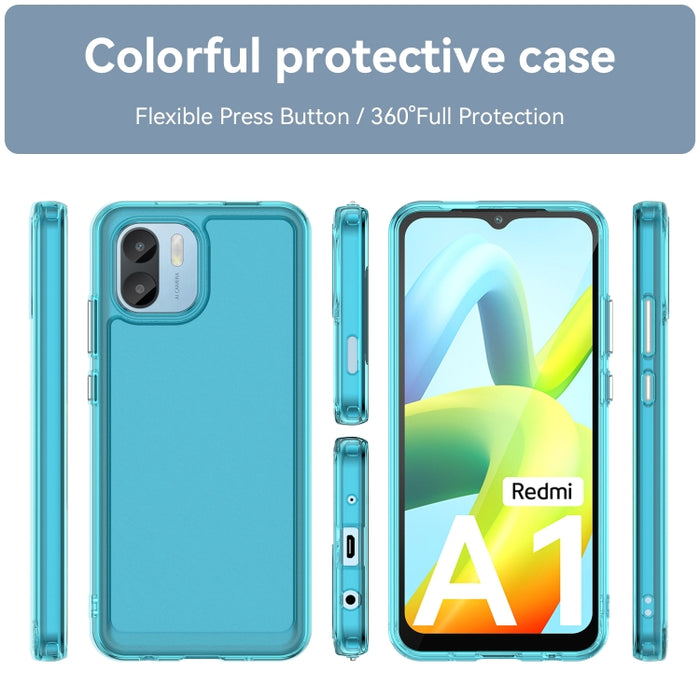 Para la caja del teléfono TPU de la serie Candy de Xiaomi Redmi A1, For Xiaomi Redmi A1