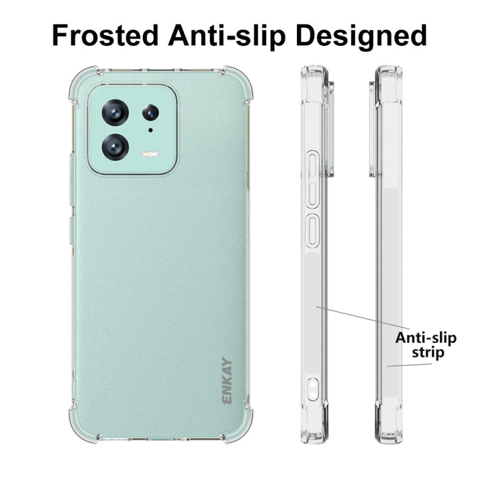 ENKAY Hat-Prince Clear TPU Estuche para teléfono a prueba de golpes, For Xiaomi 13, For Xiaomi 13 Pro