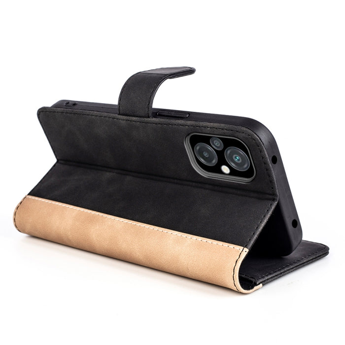 Para Xiaomi Poco M5 4G Costura Horizontal Flip Funda de cuero para teléfono, For Xiaomi Poco M5 4G
