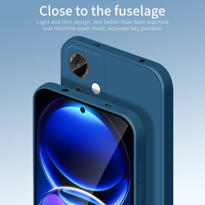 PINWUYO Sense Series Funda de teléfono de silicona líquida TPU, For Xiaomi Redmi Note 12 China, For Xiaomi Redmi Note 12 Pro 5G China, For Xiaomi Redmi Note 12 Pro+ China/Note12 Explorer