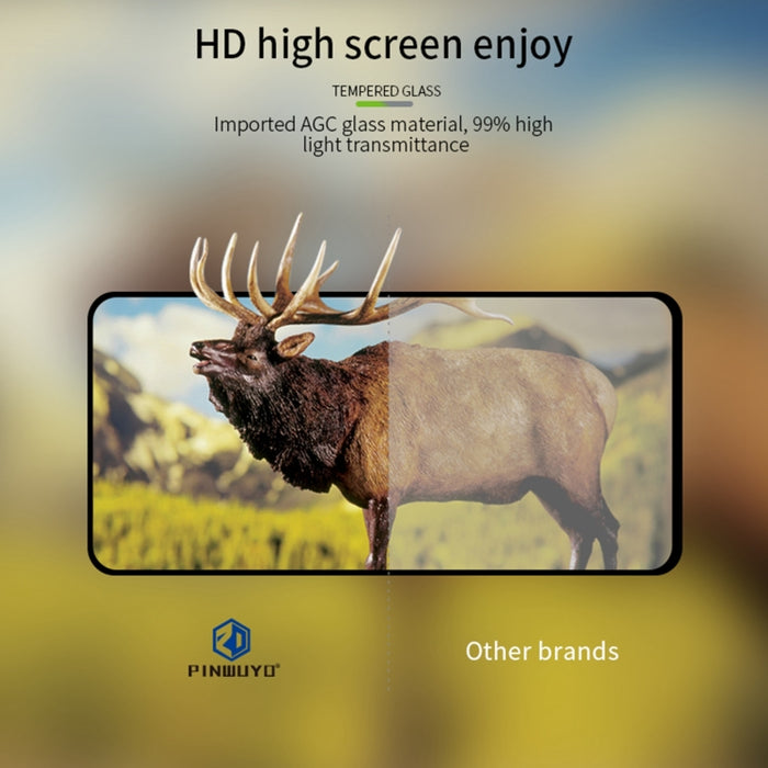 PINWUYO 9H 2.5D Película de vidrio templado de pantalla completa, For Xiaomi 13, For Nokia G60, For Realme 10 Pro, For vivo iQOO 11