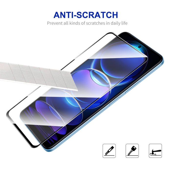 Para Xiaomi Redmi Note 12 ENKAY Pegamento completo 0.26mm 9H 2.5D Vidrio templado Película completa, For Xiaomi Redmi Note 12 China(1pcs), For Xiaomi Redmi Note 12 China(2pcs), For Xiaomi Redmi Note 12 China(5pcs), For Xiaomi Redmi Note 12 China(10pcs)