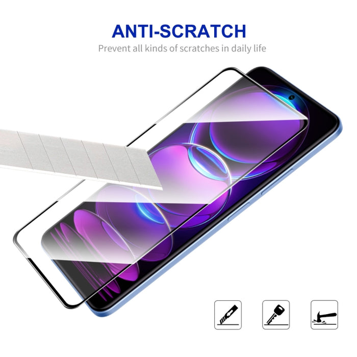 Para Xiaomi Redmi Note 12 Pro + ENKAY Pegamento completo 0.26mm 9H 2.5D Vidrio templado Película completa, For Xiaomi Redmi Note 12 Pro+(1pc), For Xiaomi Redmi Note 12 Pro+(2pcs), For Xiaomi Redmi Note 12 Pro+(5pcs), For Xiaomi Redmi Note 12 Pro+(10pcs)