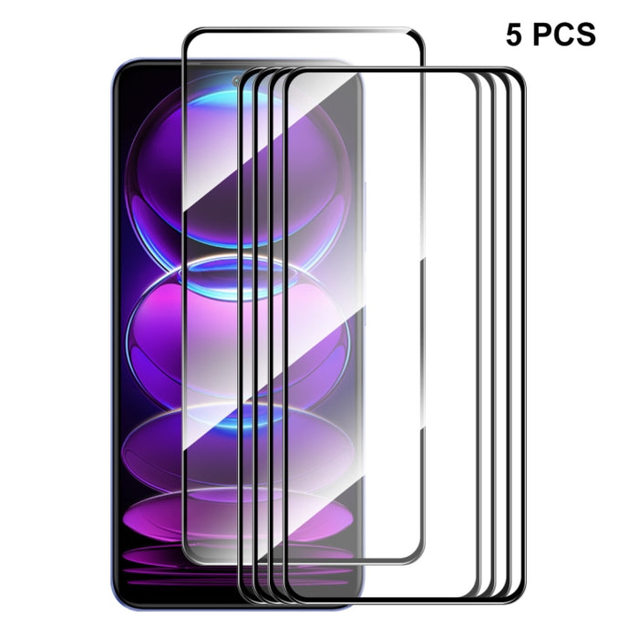 Para Xiaomi Redmi Note 12 Pro + ENKAY Pegamento completo 0.26mm 9H 2.5D Vidrio templado Película completa, For Xiaomi Redmi Note 12 Pro+(1pc), For Xiaomi Redmi Note 12 Pro+(2pcs), For Xiaomi Redmi Note 12 Pro+(5pcs), For Xiaomi Redmi Note 12 Pro+(10pcs)