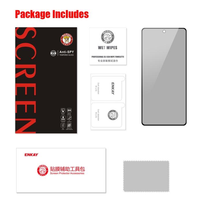 Para Xiaomi 12T / 12T Pro ENKAY Película de pantalla completa de vidrio templado antimirada de 28 grados, For Xiaomi 12T / 12T Pro(1pcs), For Xiaomi 12T / 12T Pro(2pcs), For Xiaomi 12T / 12T Pro(5pcs)