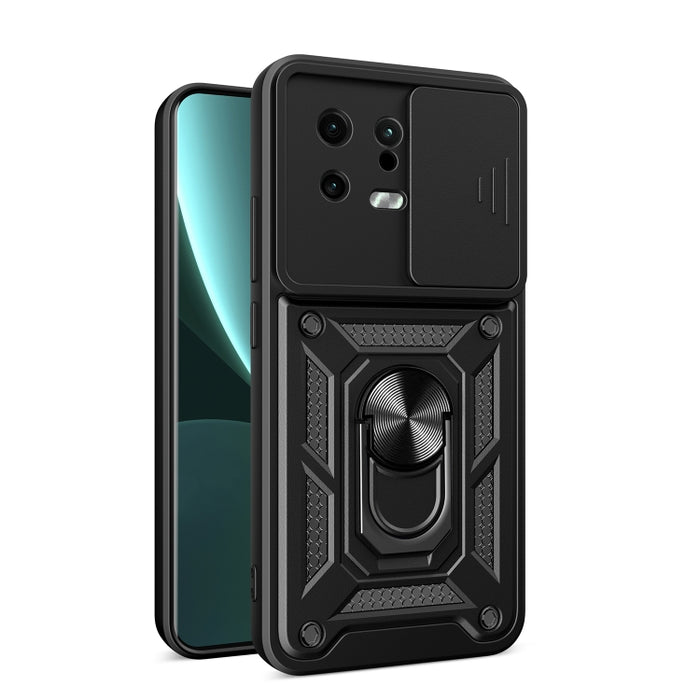 Estuche para teléfono con diseño de cubierta de cámara deslizante, For Xiaomi 13, For Xiaomi 13 Pro