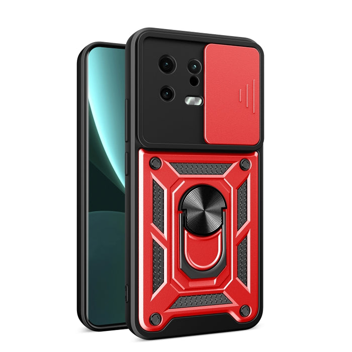 Estuche para teléfono con diseño de cubierta de cámara deslizante, For Xiaomi 13, For Xiaomi 13 Pro