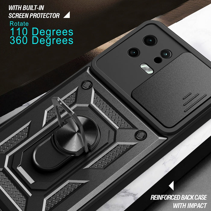 Estuche para teléfono con diseño de cubierta de cámara deslizante, For Xiaomi 13, For Xiaomi 13 Pro