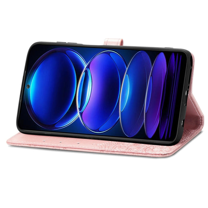 Estuche para teléfono de cuero en relieve Mandala Flower, For Xiaomi 13, For Xiaomi Redmi Note 12 5G, For Xiaomi Redmi Note 12 Pro 5G, For Xiaomi Redmi Note 12 Pro+ China, For Xiaomi 13 Pro, For Xiaomi Redmi Note 12 Discovery                           ...