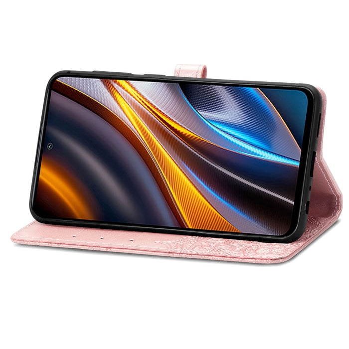 Estuche para teléfono de cuero en relieve Mandala Flower, For Xiaomi Poco X3 Pro, For Xiaomi Poco X4 GT, For Xiaomi Redmi Note 10S, For Asus Zenfone 9, For vivo T2X 5G, For vivo V23 5G, For vivo X80 Lite, For vivo X80 Pro