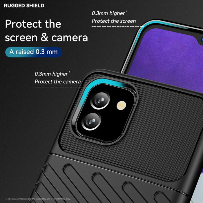 Estuche protector de teléfono suave TPU a prueba de golpes Thunderbolt, For Samsung Galaxy F04, For Redmi K60E, For Redmi Note12 Pro Speed, For Redmi 12C