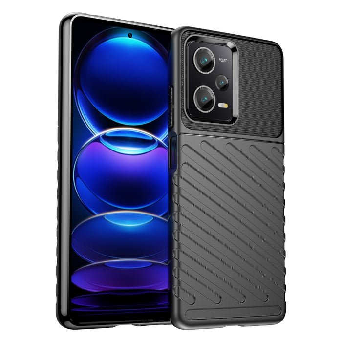 Estuche protector de teléfono suave TPU a prueba de golpes Thunderbolt, For Samsung Galaxy F04, For Redmi K60E, For Redmi Note12 Pro Speed, For Redmi 12C