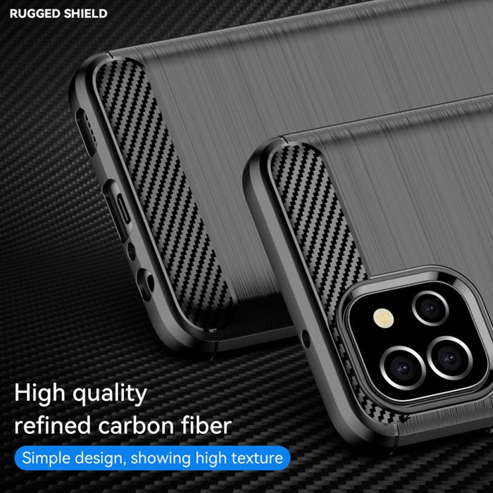 Caja de teléfono TPU de fibra de carbono con textura cepillada, For Samsung Galaxy F04, For Xiaomi Redmi K60E, For Xiaomi Poco C50, For Xiaomi Redmi Note 12 Pro Speed, For Infinix Note 12i, For Infinix Hot 12 Play, For Infinix Hot 12 Play NFC          ...