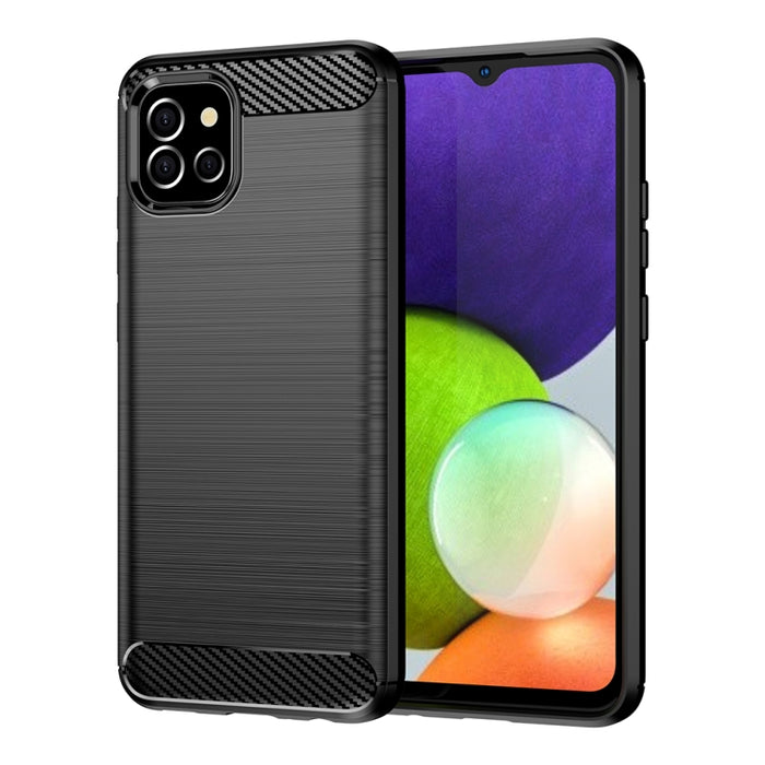 Caja de teléfono TPU de fibra de carbono con textura cepillada, For Samsung Galaxy F04, For Xiaomi Redmi K60E, For Xiaomi Poco C50, For Xiaomi Redmi Note 12 Pro Speed, For Infinix Note 12i, For Infinix Hot 12 Play, For Infinix Hot 12 Play NFC          ...