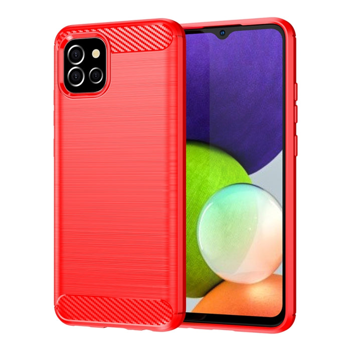 Caja de teléfono TPU de fibra de carbono con textura cepillada, For Samsung Galaxy F04, For Xiaomi Redmi K60E, For Xiaomi Poco C50, For Xiaomi Redmi Note 12 Pro Speed, For Infinix Note 12i, For Infinix Hot 12 Play, For Infinix Hot 12 Play NFC          ...