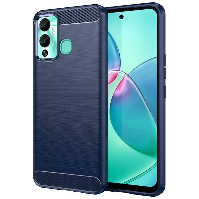 Caja de teléfono TPU de fibra de carbono con textura cepillada, For Samsung Galaxy F04, For Xiaomi Redmi K60E, For Xiaomi Poco C50, For Xiaomi Redmi Note 12 Pro Speed, For Infinix Note 12i, For Infinix Hot 12 Play, For Infinix Hot 12 Play NFC          ...