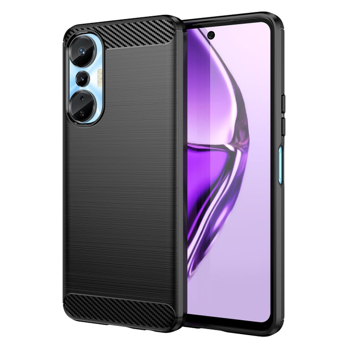 Caja de teléfono TPU de fibra de carbono con textura cepillada, For Samsung Galaxy F04, For Xiaomi Redmi K60E, For Xiaomi Poco C50, For Xiaomi Redmi Note 12 Pro Speed, For Infinix Note 12i, For Infinix Hot 12 Play, For Infinix Hot 12 Play NFC          ...