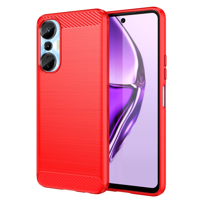 Caja de teléfono TPU de fibra de carbono con textura cepillada, For Samsung Galaxy F04, For Xiaomi Redmi K60E, For Xiaomi Poco C50, For Xiaomi Redmi Note 12 Pro Speed, For Infinix Note 12i, For Infinix Hot 12 Play, For Infinix Hot 12 Play NFC          ...