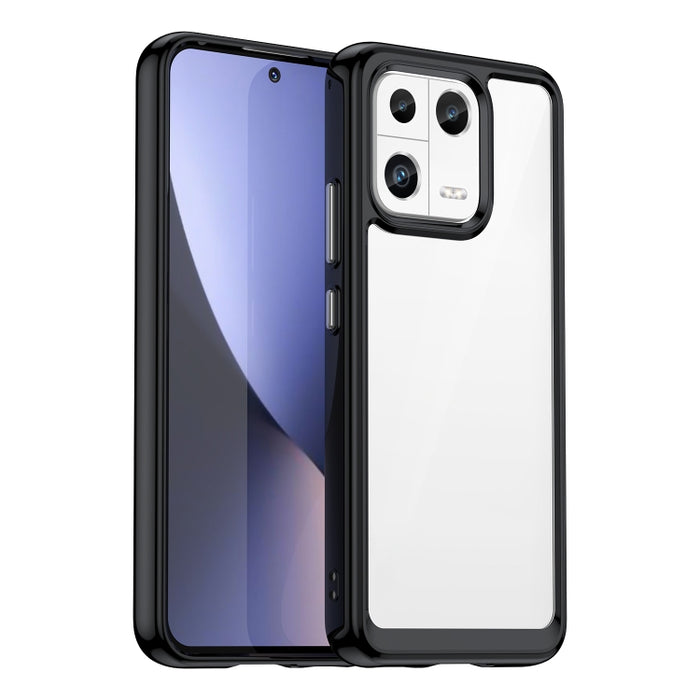 Caja colorida del teléfono de acrílico + TPU de la serie, For Xiaomi 13, For Xiaomi 13 Pro