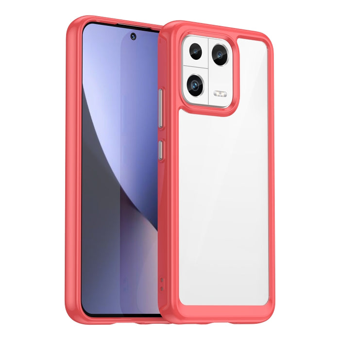 Caja colorida del teléfono de acrílico + TPU de la serie, For Xiaomi 13, For Xiaomi 13 Pro