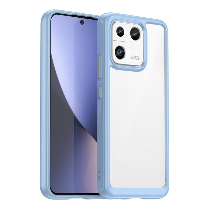 Caja colorida del teléfono de acrílico + TPU de la serie, For Xiaomi 13, For Xiaomi 13 Pro