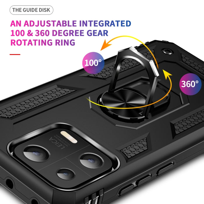 Funda para teléfono TPU + PC a prueba de golpes con soporte, For Xiaomi 13, For Xiaomi 13 Pro