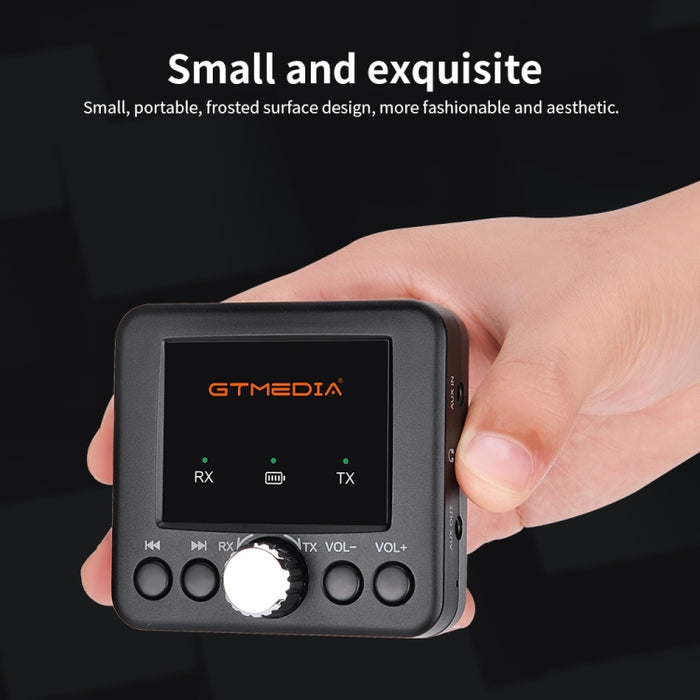 GTMEDIA RT05 Bluetooth 5.0 Receptor y Transmisor de Audio Adaptador 2 en 1