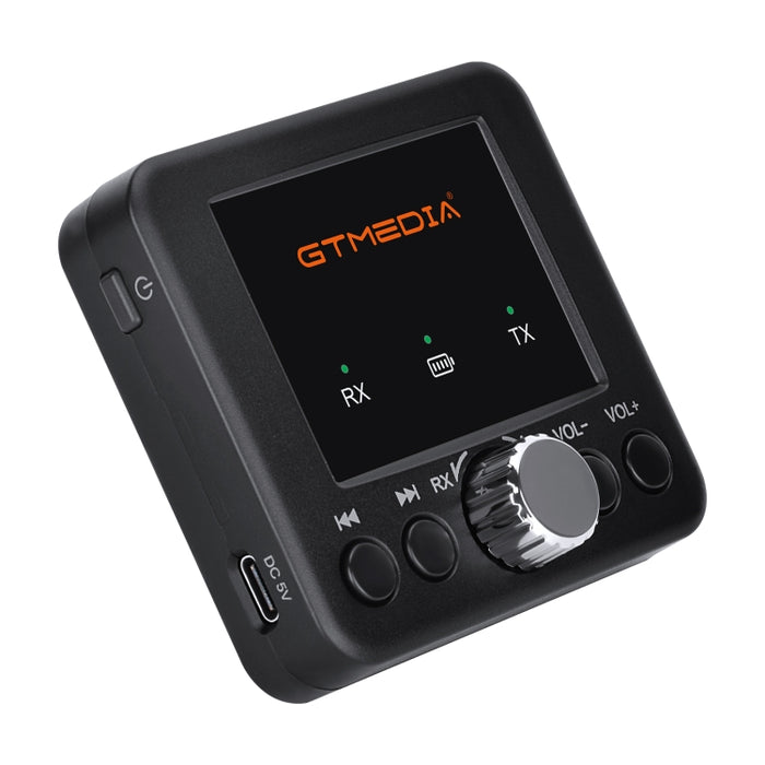 GTMEDIA RT05 Bluetooth 5.0 Receptor y Transmisor de Audio Adaptador 2 en 1