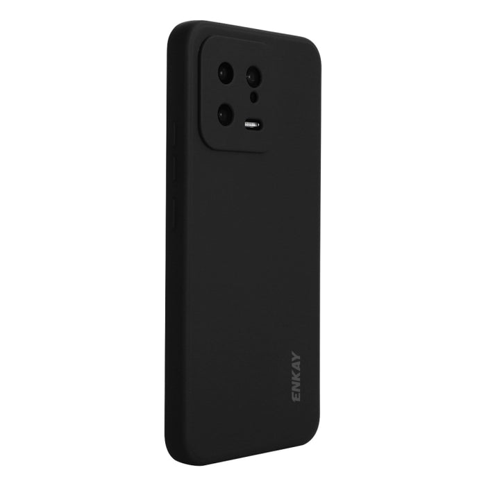 Para Xiaomi 13 ENKAY Hat-Prince Funda de teléfono de silicona líquida a prueba de golpes