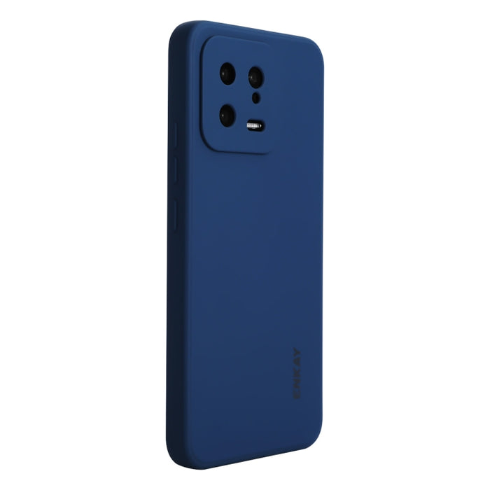 Para Xiaomi 13 ENKAY Hat-Prince Funda de teléfono de silicona líquida a prueba de golpes