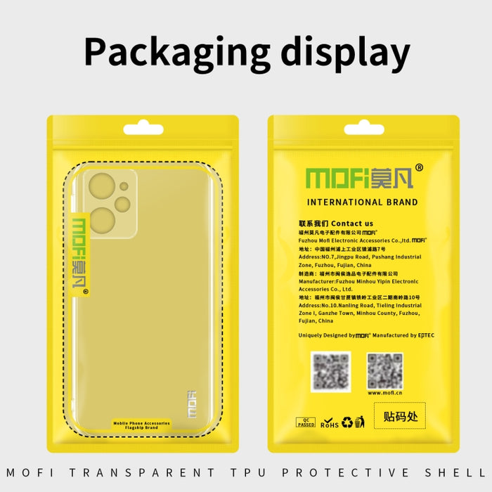 Funda de teléfono de TPU ultrafina de la serie Ming de MOFI, For Xiaomi Redmi Note 12 Pro Speed, For Google Pixel 7A, For ZTE Nubia Red Magic 8 / 8 Pro, For Tecno Spark 9 Pro 4G