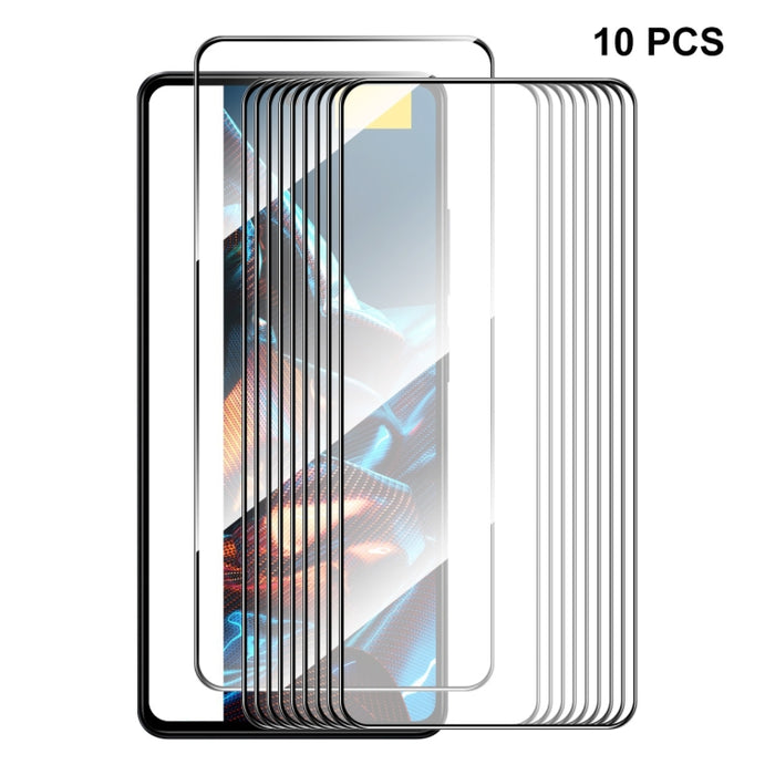 Para Xiaomi Poco X5 Pro ENKAY Hat-Prince Pegamento completo 0.26mm 9H 2.5D Vidrio templado Película completa, For Xiaomi Poco X5 Pro(1pc), For Xiaomi Poco X5 Pro(2pcs), For Xiaomi Poco X5 Pro(5pcs), For Xiaomi Poco X5 Pro(10pcs)