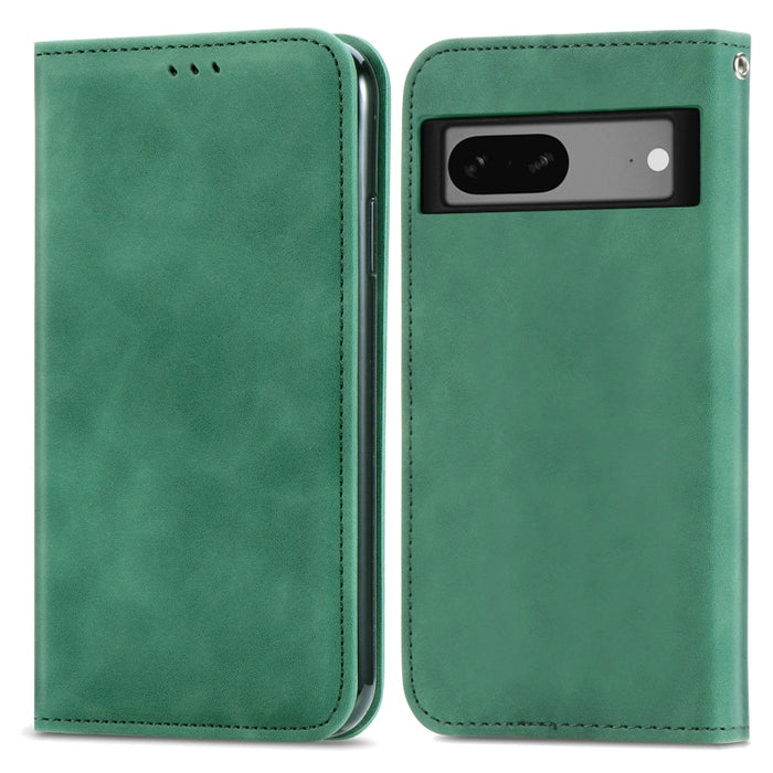 Estuche para teléfono de cuero con tapa magnética con sensación de piel retro, For Google Pixel 7A, For Infinix Smart 6 Plus, For Tecno Spark 9 Pro, For Xiaomi Mi 11 Ultra