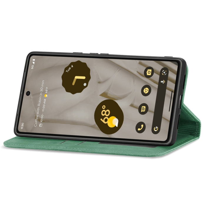 Estuche para teléfono de cuero con tapa magnética con sensación de piel retro, For Google Pixel 7A, For Infinix Smart 6 Plus, For Tecno Spark 9 Pro, For Xiaomi Mi 11 Ultra