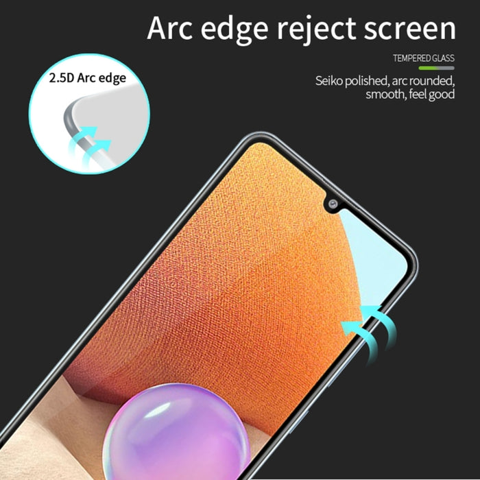 Película de vidrio templado de pantalla completa MOFI 9H 2.5D, For Samsung Galaxy A34 5G, For Honor X7A, For Honor X8A, For Xiaomi Poco C55