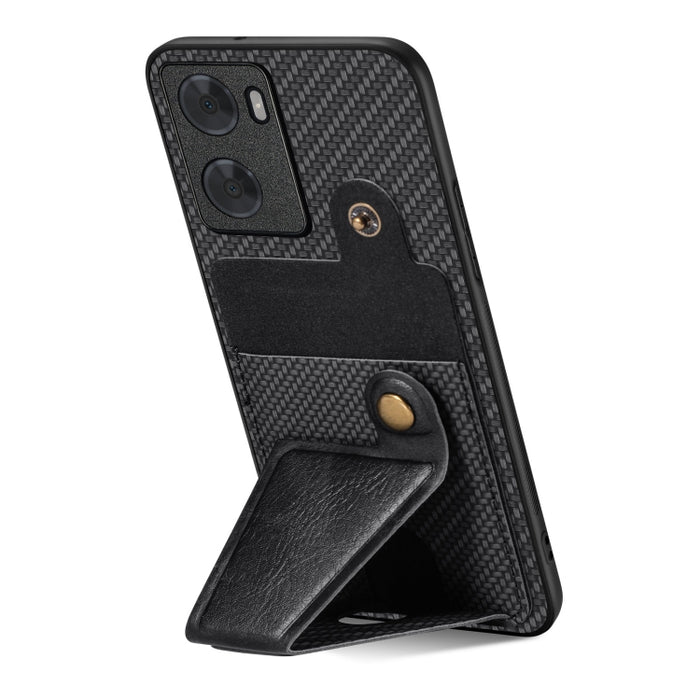 Caja del teléfono del titular de la tarjeta del tirón de la cartera de la fibra de carbono, For OPPO A57 4G, For Huawei nova Y90, For OPPO Reno9, For OPPO Reno9 Pro+, For Xiaomi Poco M5 4G, For Realme C30, For Xiaomi 13 Pro, For Xiaomi 13              ...