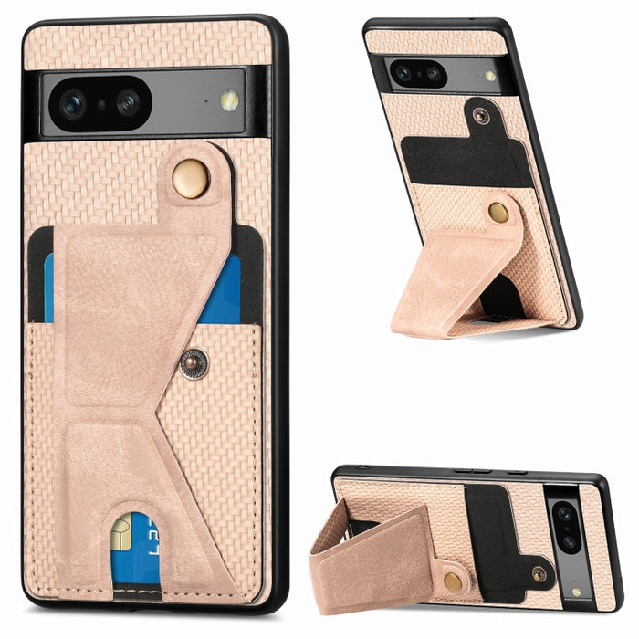 Caja del teléfono del titular de la tarjeta del tirón de la cartera de la fibra de carbono, For OPPO A57 4G, For Huawei nova Y90, For OPPO Reno9, For OPPO Reno9 Pro+, For Xiaomi Poco M5 4G, For Realme C30, For Xiaomi 13 Pro, For Xiaomi 13              ...