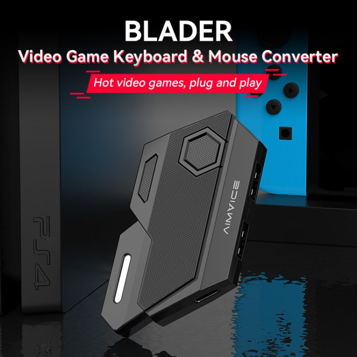 Convertidor de videojuegos 7 en 1, teclado, ratón, convertidor, juego de disparos, herramienta auxiliar