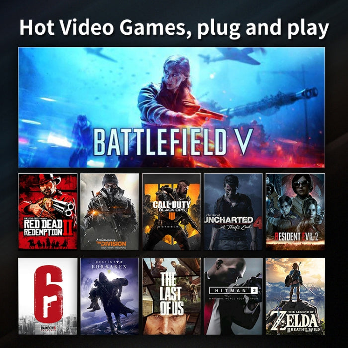 Convertidor de videojuegos 7 en 1, teclado, ratón, convertidor, juego de disparos, herramienta auxiliar