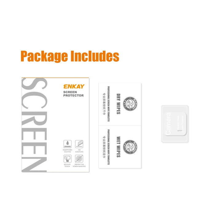 Para Xiaomi 13 Pro ENKAY Hat-Prince 9H Lente de cámara trasera Película de vidrio templado, 1pc, 2pcs, 5pcs, 10pcs