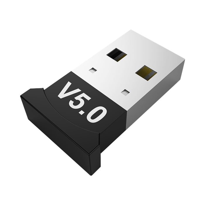 Adaptador Bluetooth para computadora 5.0 USB Desktop Dongle WiFi Audio Receptor Transmisor, black