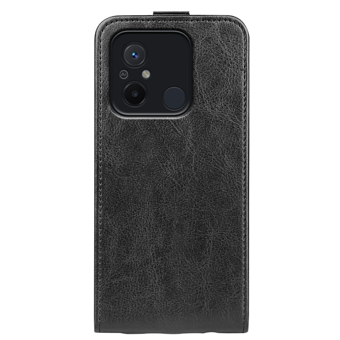 Para Xiaomi Redmi 12C R64 Texture Single Vertical Flip Leather Phone Case, For Xiaomi Redmi 12C