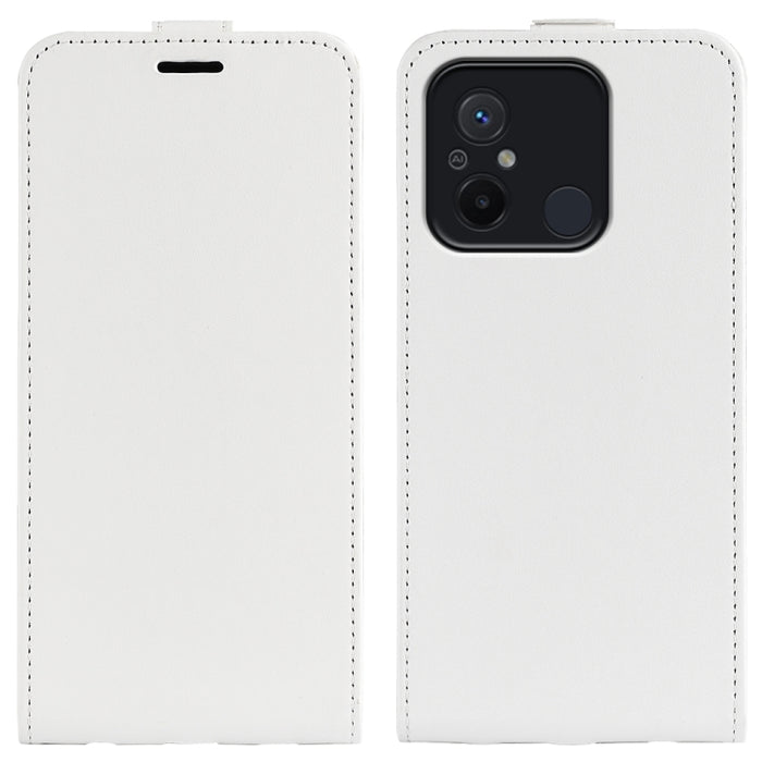 Para Xiaomi Redmi 12C R64 Texture Single Vertical Flip Leather Phone Case, For Xiaomi Redmi 12C