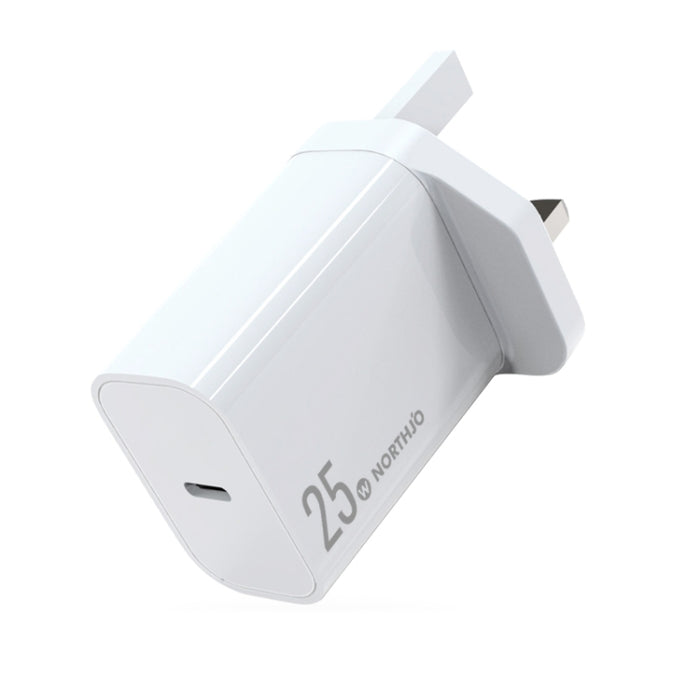 NORTHJO NOPD2501 PD 25W USB-C / Type-C Cargador rápido de puerto único, US Plug, EU Plug, UK Plug, AU Plug