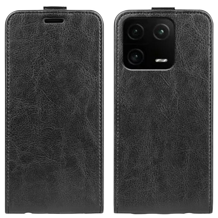 Para Xiaomi 13 Pro R64 Textura Vertical Funda de cuero con tapa para teléfono, For Xiaomi 13 Pro