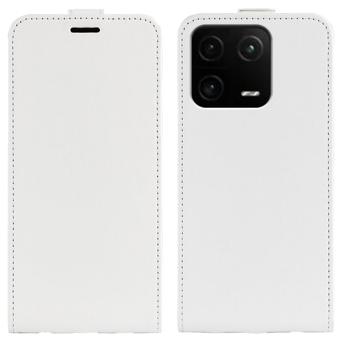 Para Xiaomi 13 Pro R64 Textura Vertical Funda de cuero con tapa para teléfono, For Xiaomi 13 Pro