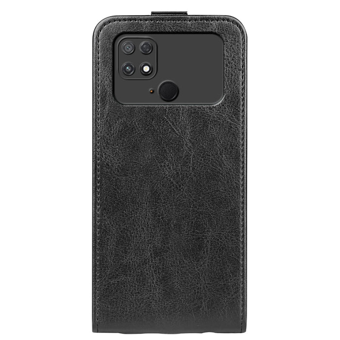 Para Xiaomi Poco C40 R64 Textura Vertical Funda de cuero con tapa para teléfono, For Xiaomi Poco C40
