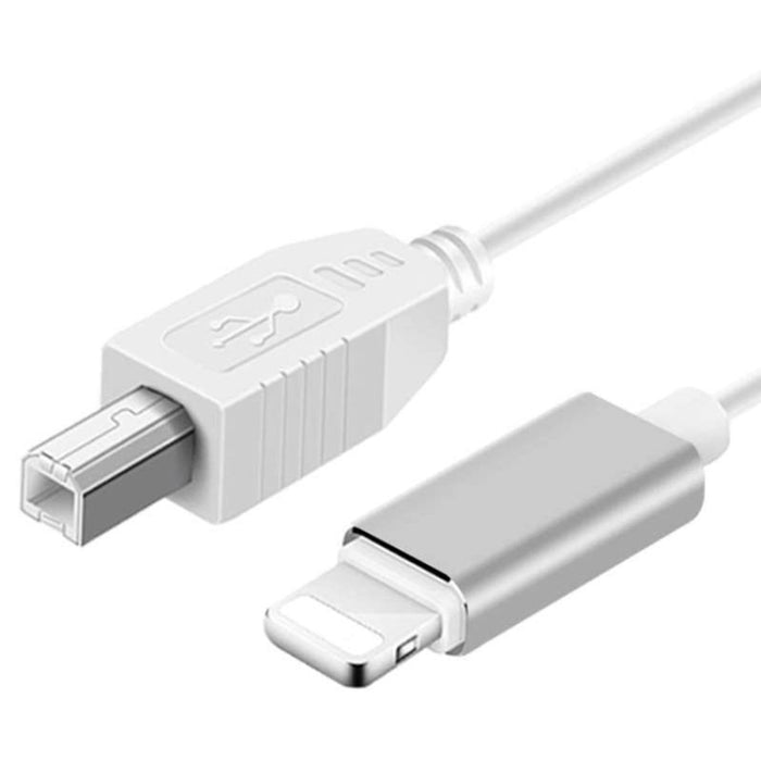 Cable MIDI de 1m de 8 pines a USB-B para iPad / iPhone